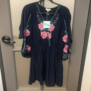 Floral Embroidered Dress